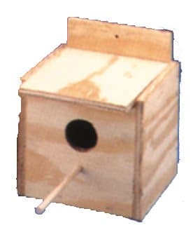 Wooden Nesting Boxes,Assembled - Small, Finches