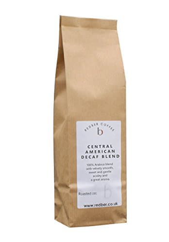 Redber Decaffeinated Central American Blend, Coffee Roasted to Order (Dark, Beans) (250g)