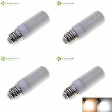 High Quality Bulbs, E14 G9 GU10 B22 E26 E26/E27 LED Corn Lights Recessed Retrofit 72 SMD 5630 1200-1500 lm Warm White Cold White 300-3500K 6500-7500K K For Home &amp; kitchen ( Connector : E26/E27 , Light Source Color : Cold White )