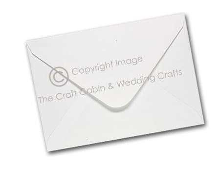 C7/A7 Quality Mini Envelopes - White x50