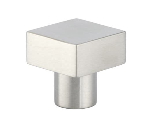 EVI Herrajes 2010/25 - Knobs Square, Finish matt INOX (Stainless Steel)