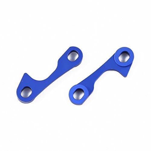 GDS RACING Alloy Front Gear Box Angle Plate Set Blue For Team Losi 5ive-T
