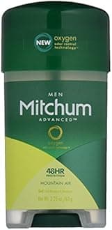 Mitchum Clear Gel Antiperspirant and Deodorant Mountain Air Scent 2.25 oz.