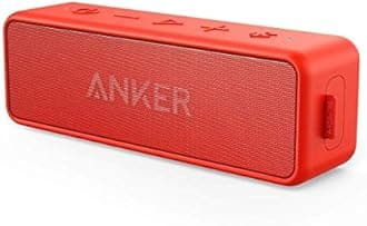Anker SoundCore 2 Bluetooth Speaker Red (Renewed)