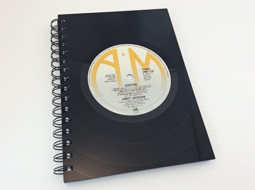 Janet Jackson, Control, Vinyl Record A5 Notebook gift