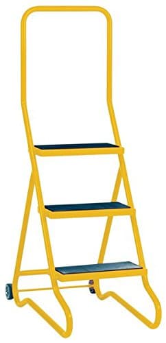 3 step light duty tilt n pull yellow - access equipment - steps