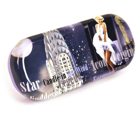 Marilyn Monroe Candle in The Wind Glasses Case