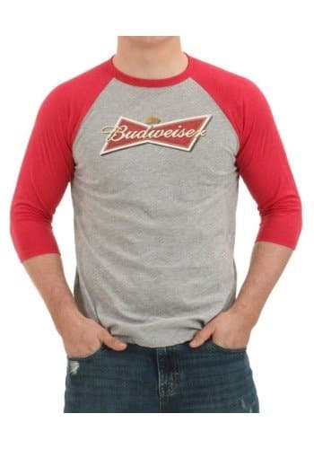 Budweiser Logo Raglan X-Large