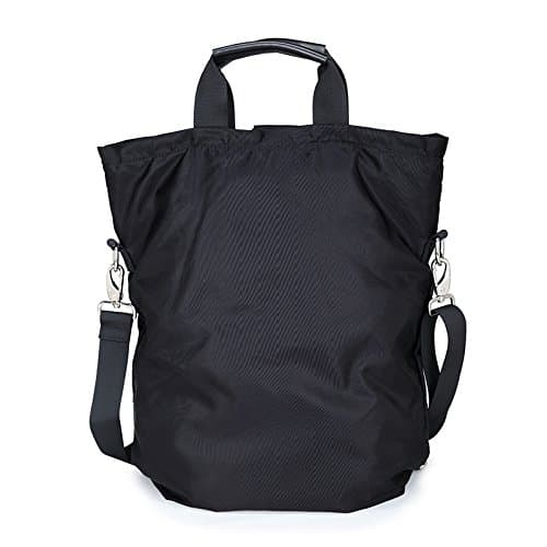 Men's Large Capacity Backpack 15 Inch Water Resistant Multi Purpose Shoulder Diagonal Cross Bag Handheld Outdoor Cycling Travel Backpack,Black-OneSize