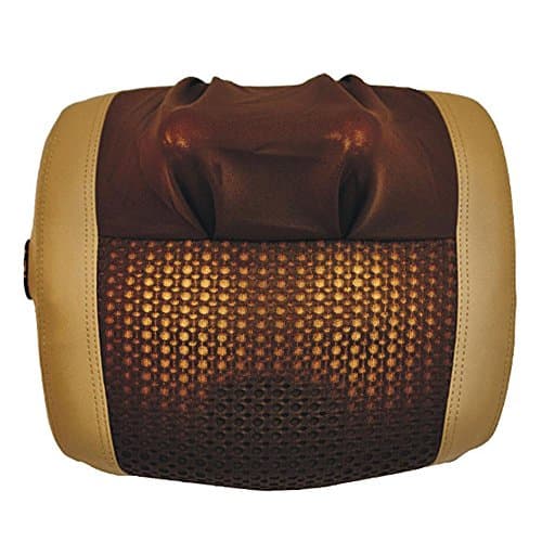 Cervical Massage Neck Shoulder Waist Back Multi-Function Massage Pillow 400*180*310mm , brown