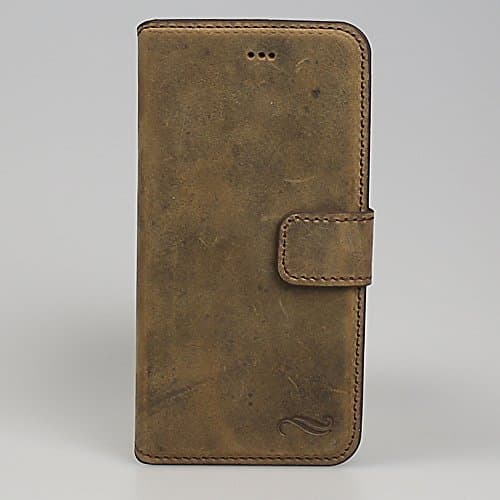 'Antic Iphone SE/5/5S Case – iPhone 6 Plus/iPhone 6/6S/6S Plus Ra Wallet Real Leather Case Mobile Phone Pouch Case Wallet Anti Ccase Leather Phone Case Cover