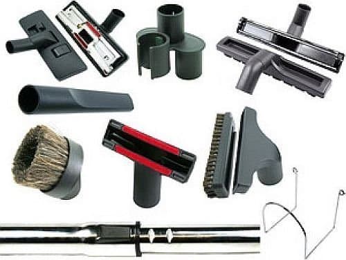 Central vacuum system Accessory 32mm Set 9 piece - Brushes with Telescopic tube