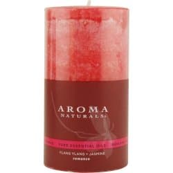 ROMANCE AROMATHERAPY by Romance Aromatherapy - ONE 2.75 X 5 inch PILLAR AROMATHERAPY CANDLE. COMBINES THE ESSENTIAL OILS OF YLANG YLANG &amp; JASMINE TO CREATE PASSION AND ROMANCE. BURNS APPROX. 70 HRS. - UNISEX