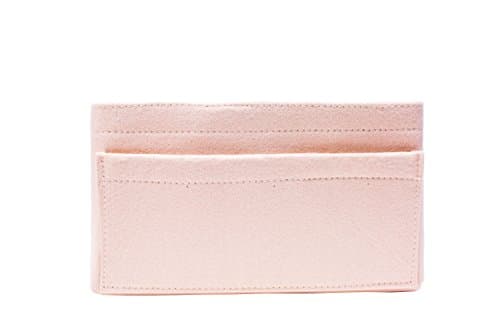Felt Handbag Organizer, Insert Purse Organizer 12 Pockets Structure Shaper 3 Sizes Beige XL