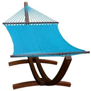Deluxe Caribbean Hammock Light Blue