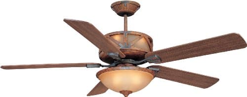 Litex E-DL60DMI5CRW Deer Lodge Ceiling Fan