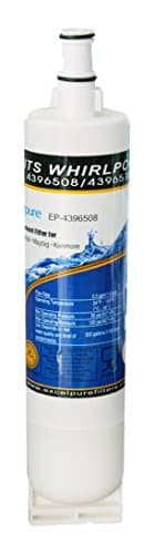 Excelpure Refrigerator Water Filter Replacement compatible with Whirlpool 4396508 KitchenAid Kenmore Thermador