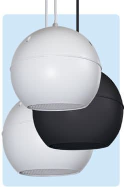 Pendant speaker, 100V line, 6.5", white