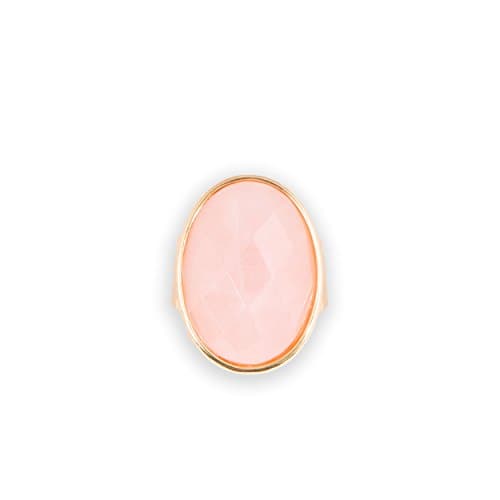 Rose Quartz Round Ring
