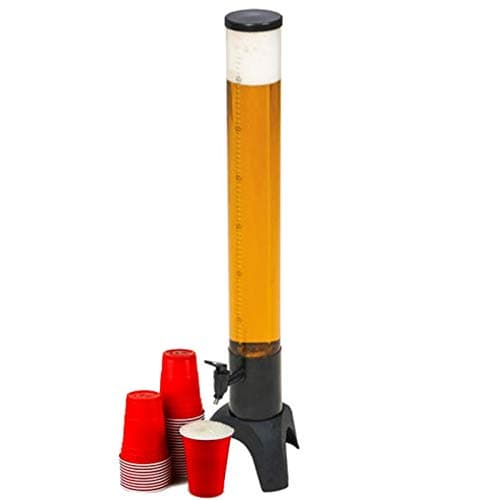 Qualitycops Plastic Beer Dispenser with Ice Container (3 L, Black)