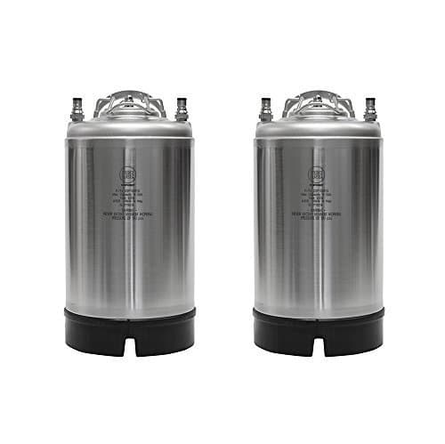 Two New AEB 3 Gallon Ball Lock Kegs - Single Handle + Free O-Ring Kit by AEB