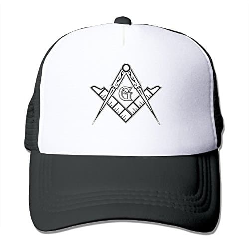 Mesh Hat Freemason Logo Square &amp; Compass Snapback Hats Unisex Cap