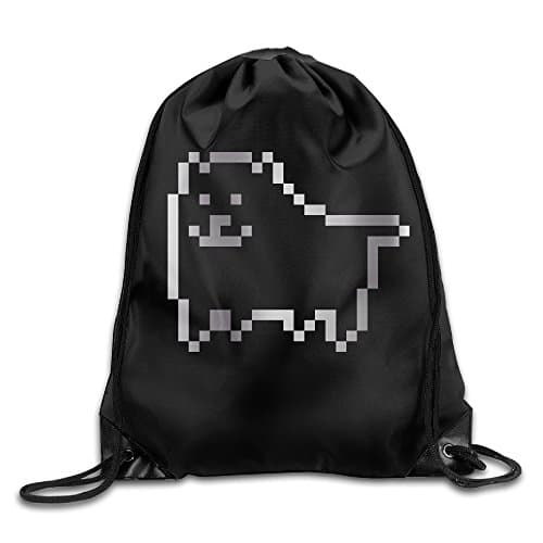 Outdoor Undertale Annoying Dog Platinum Style Drawstring Backpack