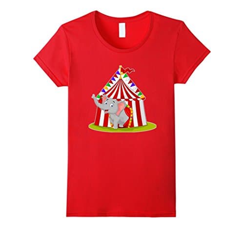 Womens Elephant circus Medium Red