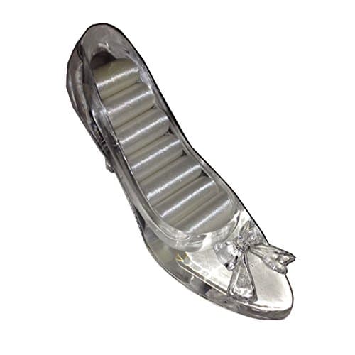 Clear Acrylic Shoe Ring Holder With Bowtie