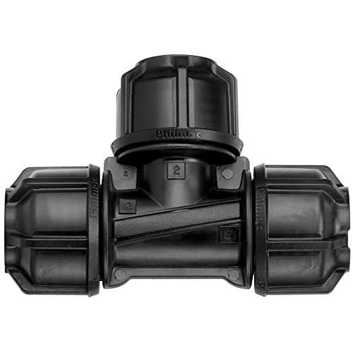 Philmac 32mm tee for MDPE water pipe by Philmac