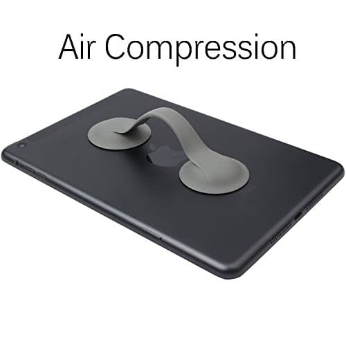 DUZY – Tablet Smart Hand-Strap Silicon ring shape Grip Flexible and Comfortable Device Holder with Hand and Fingers, (Gray)iPad mini4 Samsung Asus Google