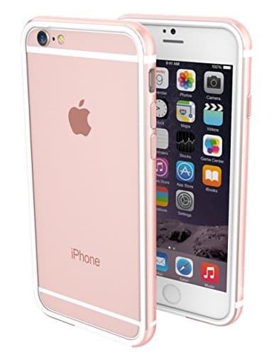 K11 Premium Bumper for Apple iPhone 6 Plus/6s Plus - White/Rose Gold, Case, TPU