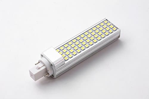 G24 5050 LED Horizontal Plug Light 52-SMD Corn Lamp Bulb Daylight Electricity-saving 180 Degree Beam Angle (11W, Warm White)