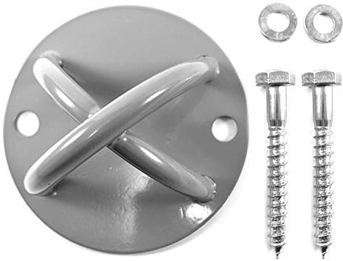 New Wall &amp; Ceiling Anchor Cross Mount Bracket Hook for Suspension Straps, Olympic Rings, Yoga, Resistance Bands
