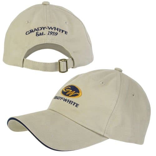 Grady White Boats Stone Unstructured Hat Cap