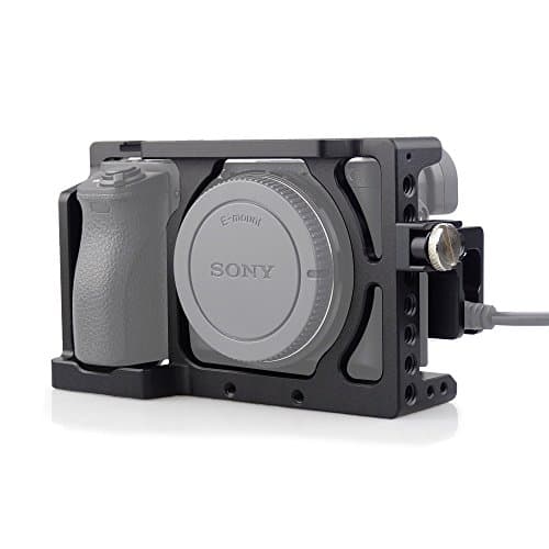 ACCSTORE Camera Cage Stabilizer with HDMI Cable Clamp for Sony A6000/A6300/A6500/ILCE-6300/ILCE-6500/NEX7 DSLR Camera Cage Kit