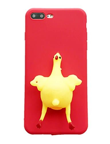 iPhone 6 / 6s Case, Tricess 3D Cute Soft Silicone Squishy Chick Phone Case for iPhone 6 / 6s (4.7 Inch)