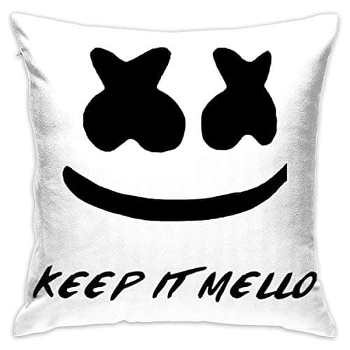 Keep It Mello Customized Humor Throw Pillow Covers Home Decorative Pillowcase Cushion Cover 20 X 20 Inches