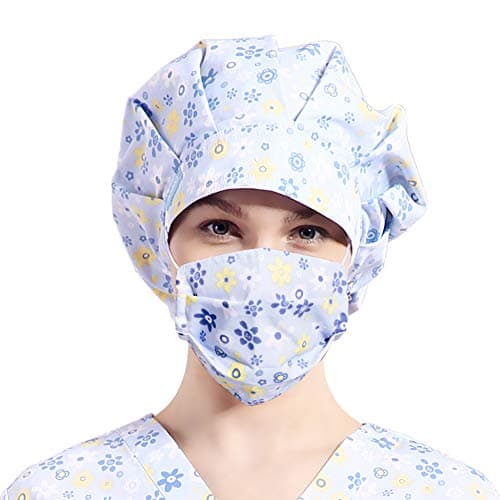 ANNO Work Hat Bouffant Scrub Cap One Size Multi Colors