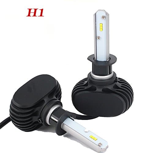 AOSI H1 Led Headlight Bulb Conversion kit - All Bulb Sizes - 50W 8000LM 6500k Cool White SEOUL Y19 CHIP Auto For Cars Replaces Halogen &amp; HID Bulbs