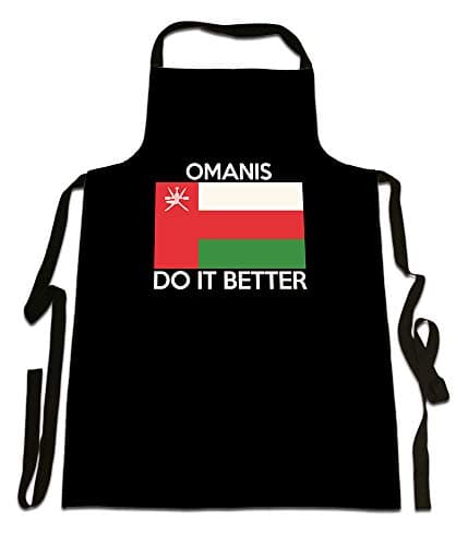 Fresh Publishing Ltd Omanis, Do It Better', Funny Flag Design, Quality Canvas Apron, Size 35in x 25in Approx.