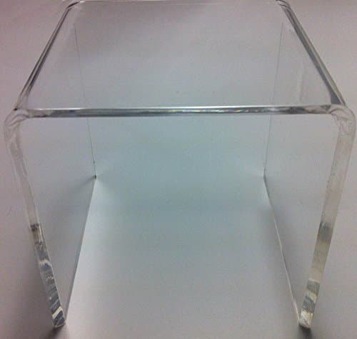 5" Vu Thru Acrylic Display Riser Premium 3/16" Beveled Edge Riser Qty 3
