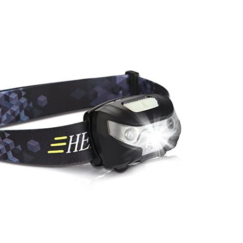 STCT USB Rechargeable Sensor Head Torch,Light Weight Waterproof LED Headlamp Perfect for Running, Walking, Camping, Reading, Hiking, DIY Work (3W, USB Cable Included)