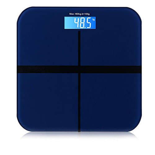 Luxury Scales Precision Digital Bathroom Scale w/ Extra Large Lighted Display, 400 lb. Capacity and "Step-On" Technology (Batteries Included)