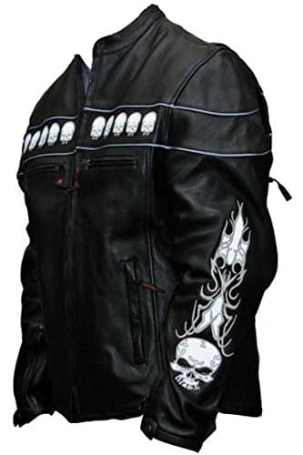 Men's Reflective Skull Jacket