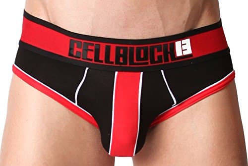 CellBlock 13 Mens Liquid Shadow Brief Red Large