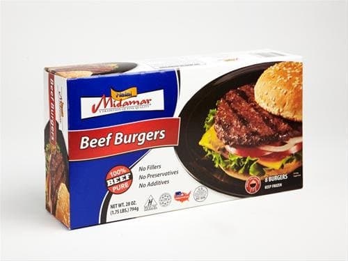 Midamar - Halal 100% Pure Beef Burger