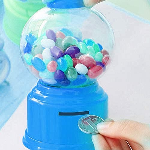 AUNMAS Cute Money Saving Storage Box Mini Candy Vending Box Dispenser Machine Coin Collections Children Gift (2#)