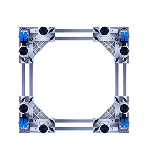 Refrigerator Washing Machine Base Fridge Washer Base Raised Racks Wheels Both Tubes Refrigerator Mobile Stand Air Conditioning Base,8feet4doublewheels
