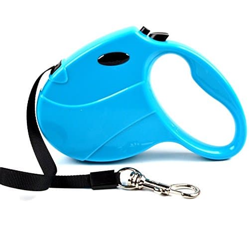 Retractable Dog Leash,16 ft Dog Walking Leash for Medium Small Dogs and Cats Maximum Tension Force of 30lbs, Tangle Free (16.5 FT, 01 Blue)